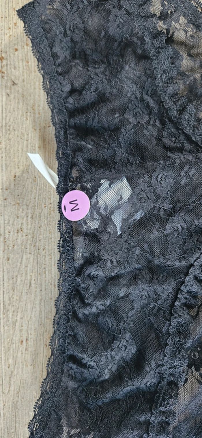 Culotte en dentelle noire, Kiabi, taille M, neuve avec étiquette - photo numéro 3