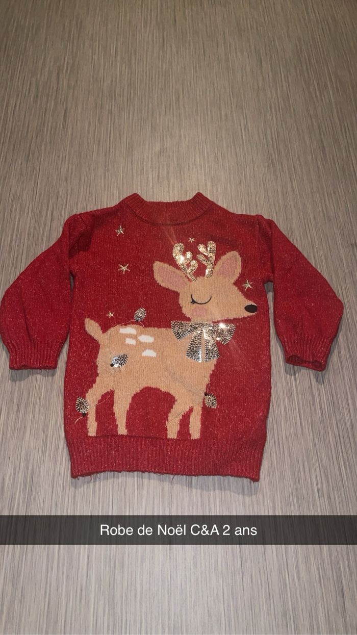 Robe de Noël 2 ans fille