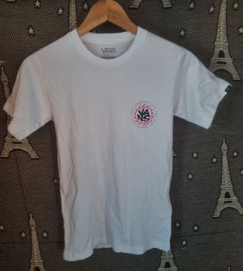 T-shirt blanc Vans Summer Camp imprimé au dos taille XS  mixte neuf