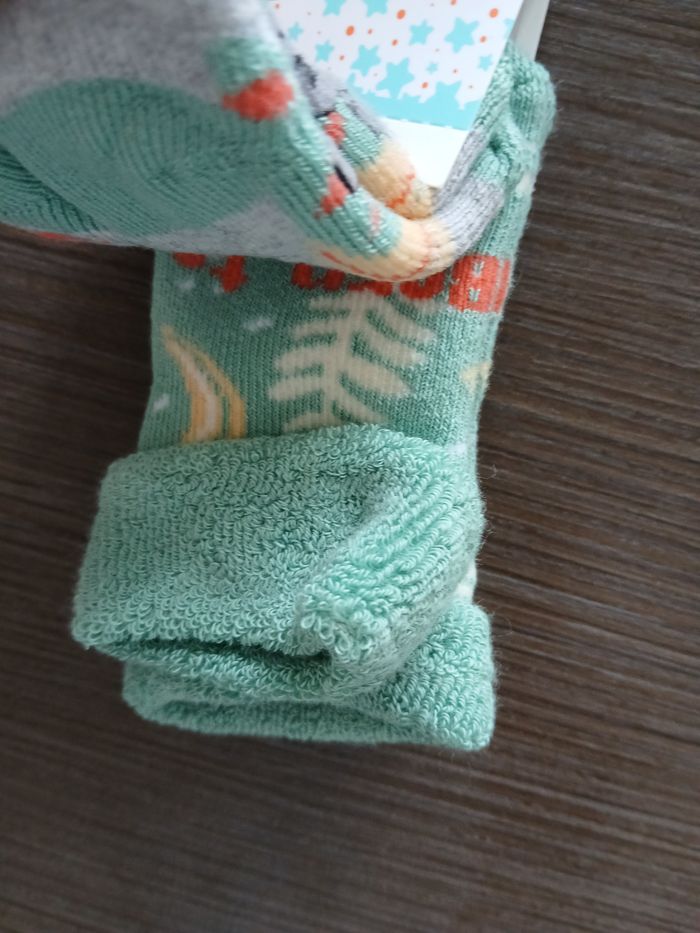 lot de deux paires de chaussettes chaudes garcon disney le livre de la jungle 15/17 - photo numéro 2