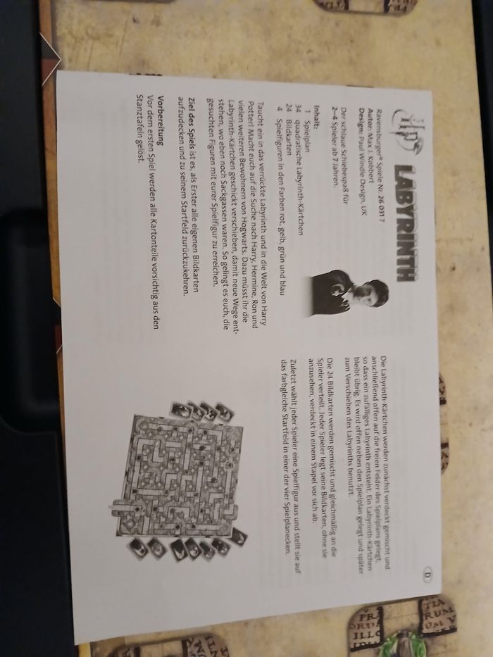 Jeu labyrinthe harry poter - photo numéro 2