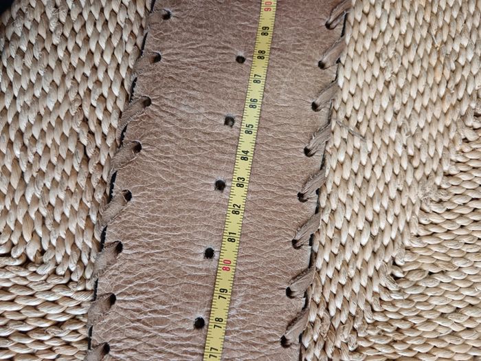 Richard Gampel | ceinture large cuir sable | t. 85 - photo numéro 13