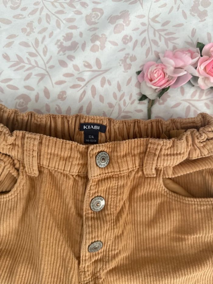 Pantalon velours côtelé camel – 12 ans – Kiabi - photo numéro 4