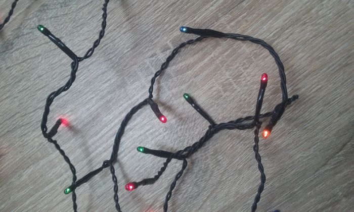 5 guirlandes lumineuses multicolores - photo numéro 3