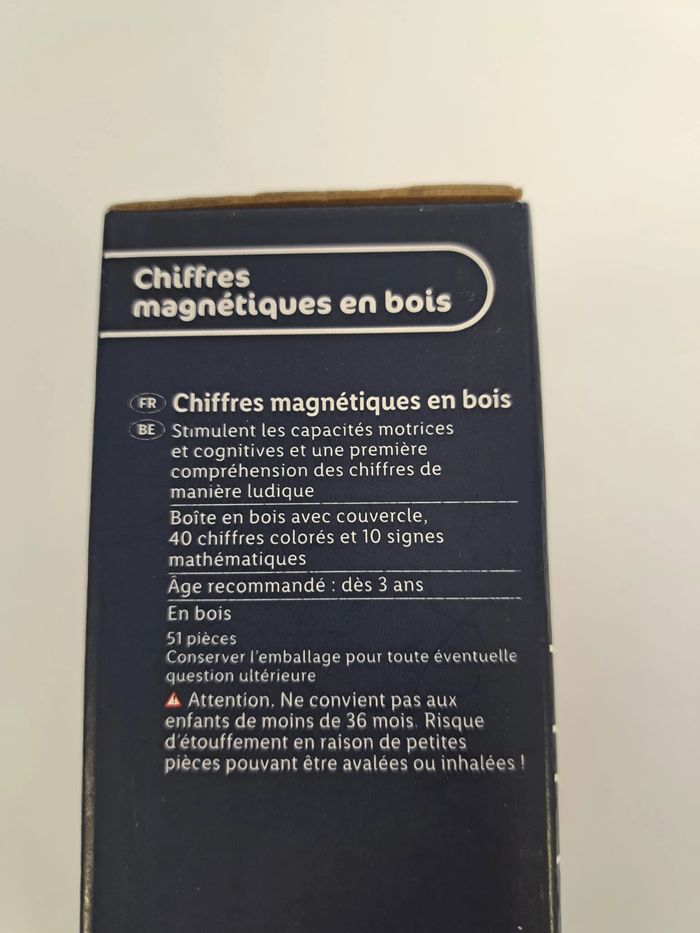 Playtive Chiffre magnétiques en bois Montessori - photo numéro 2