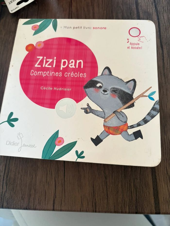 Livre sonore “Zizi pan” Comptine créole - photo numéro 6