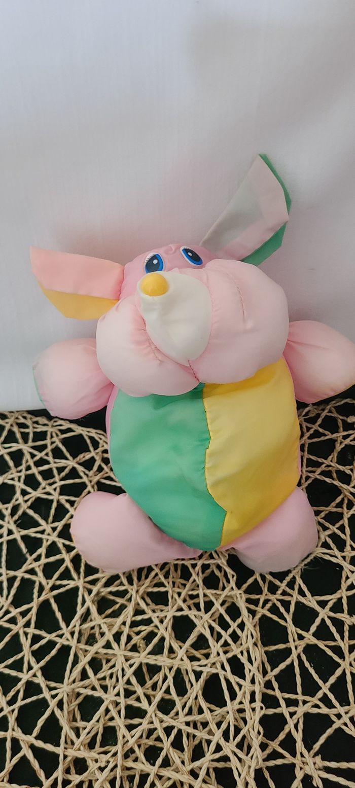 Doudou Peluche Vintage Style PUFFALUMP souris - photo numéro 3