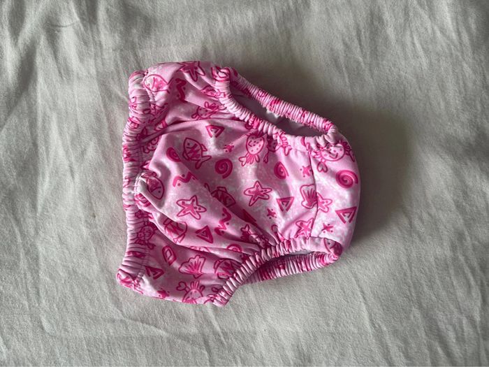 Petite couche culotte maillot rose taille 6-12mois 7-11kg - photo numéro 2