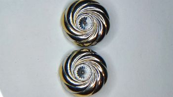 Clips d'oreilles bicolore