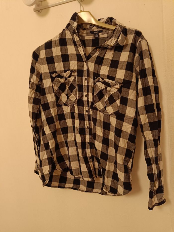 Chemise à carreaux – Kiabi (Taille S) - photo numéro 3