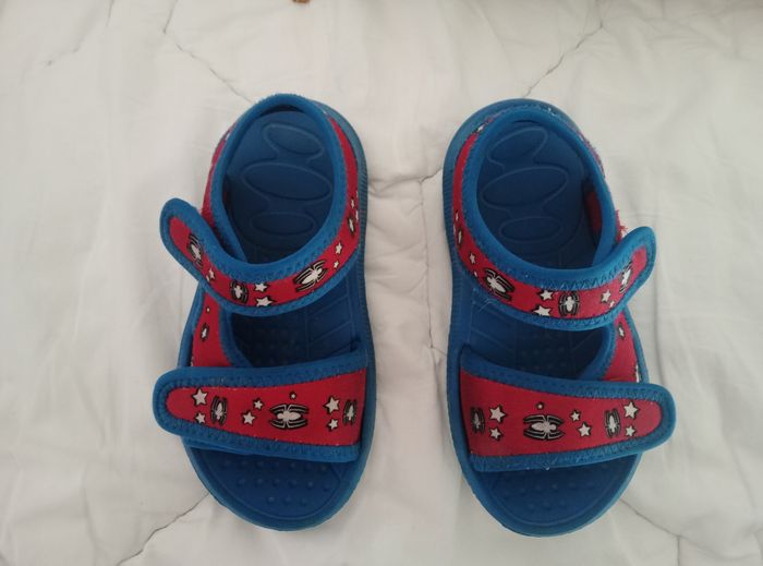 Nu pieds 28  Spiderman bleu - photo numéro 3