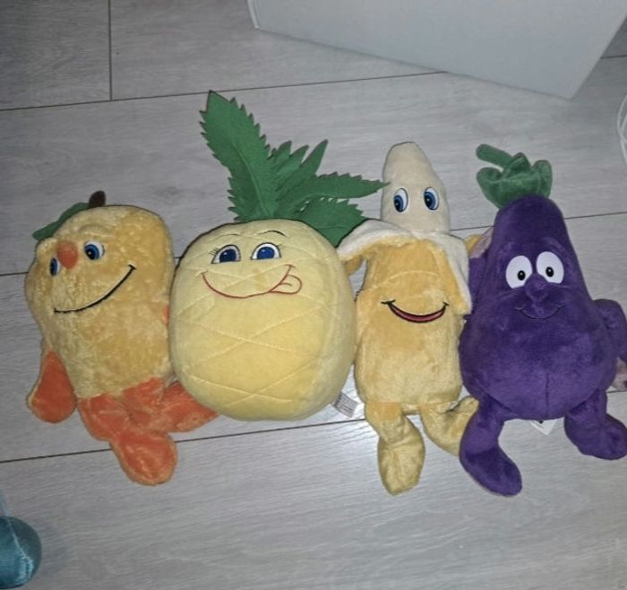 Peluches fruits& legume