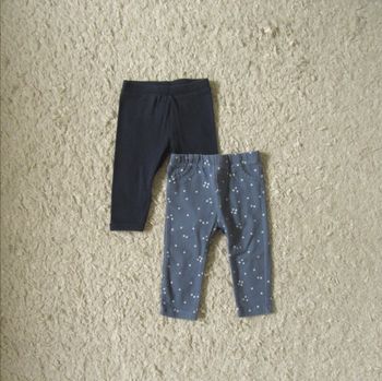Lot de 2 jeggings 9 mois