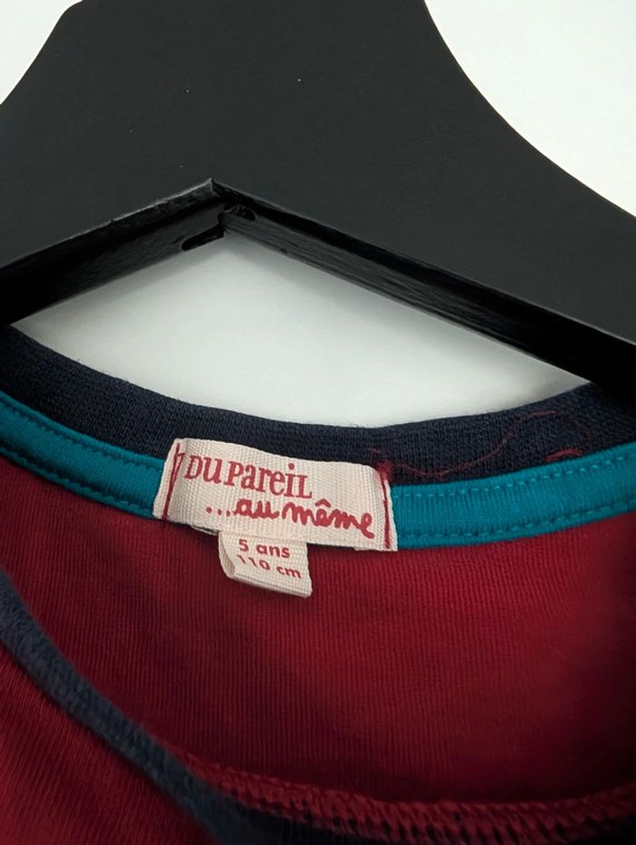 T-shirt 5 ans motir boxe du pareil au même - photo numéro 3