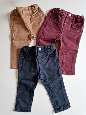 lot de 3 pantalons  bébé garçon 6 mois