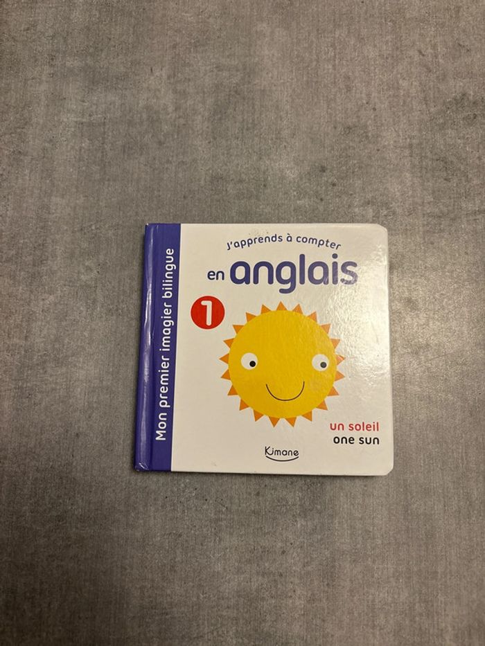 Livre, j’apprends à compter en anglais