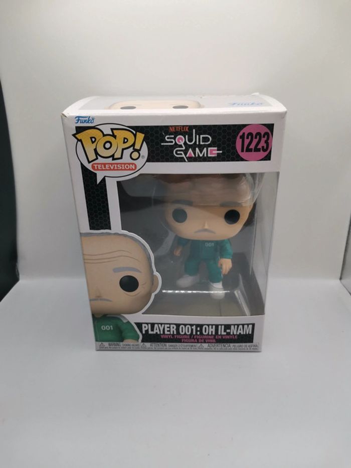 Figurine POP funko edition Netflix squid game neuf player 001 neuf