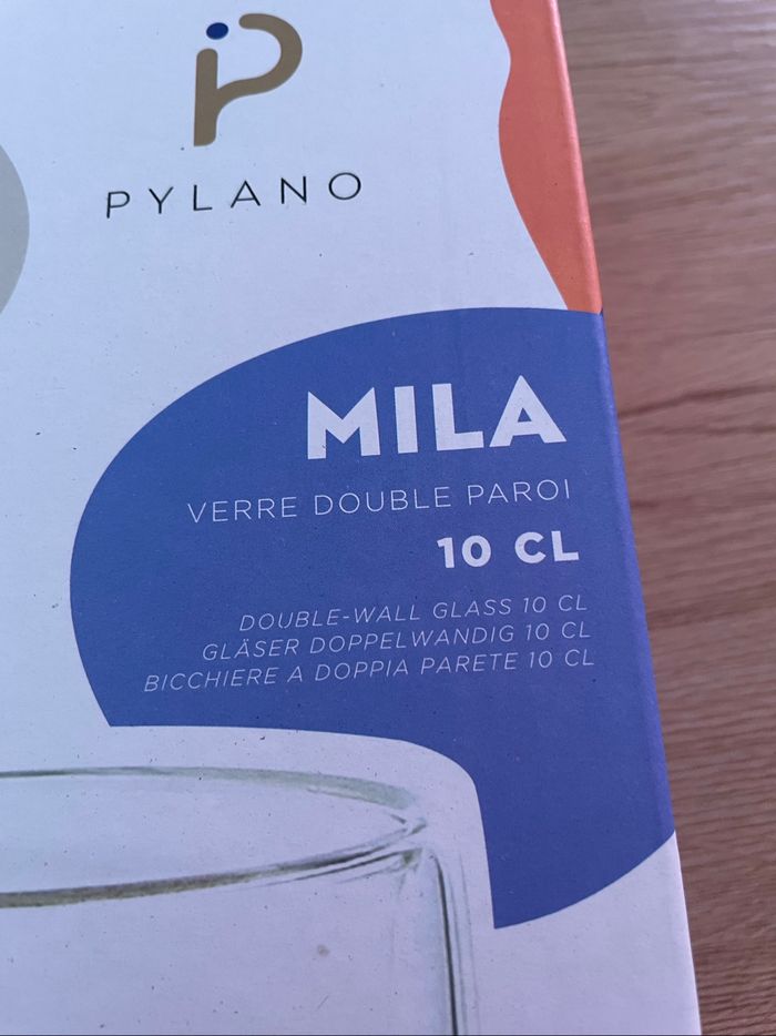 Verre a cafe double paroi mila pylano - photo numéro 2