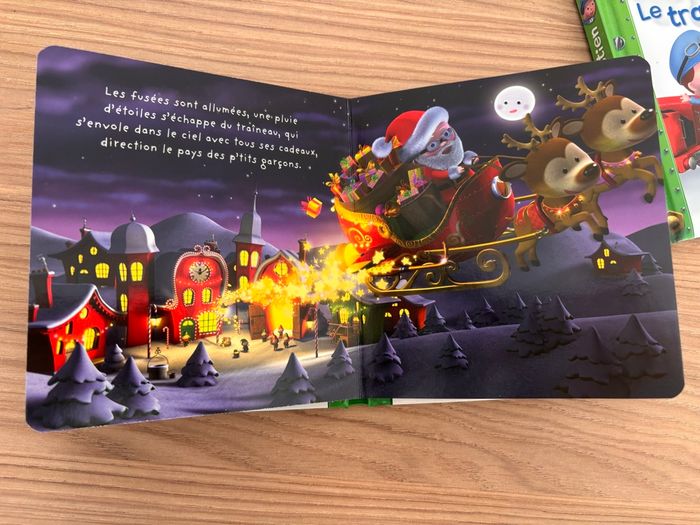 P’tit Garçon - lot 2 livres - Le traîneau de Noël et le train de Bastien - photo numéro 3