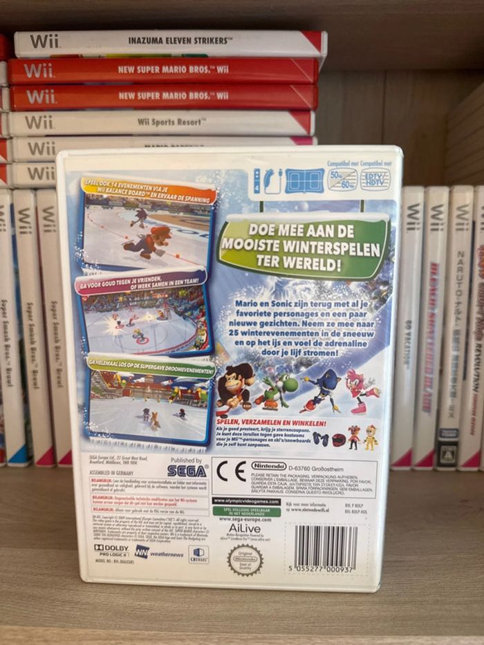 Mario & sonic aux jeux olympiques d’hiver jeu Wii - photo numéro 3