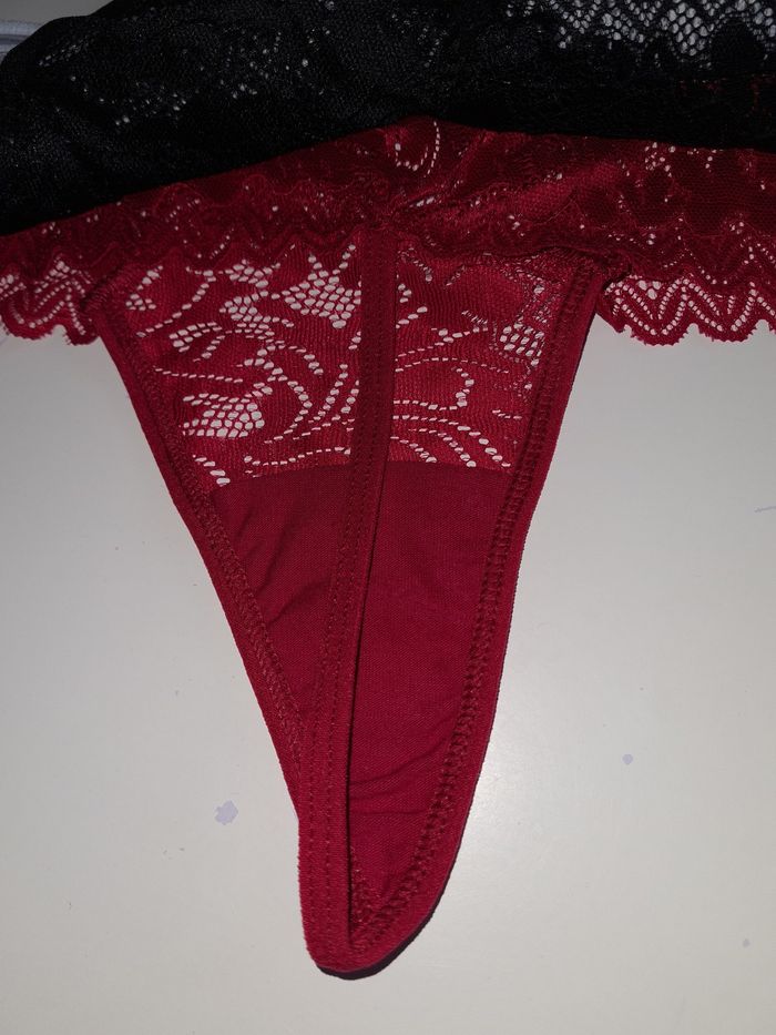 lot 3 string dentelles femme taille M /38 - photo numéro 5