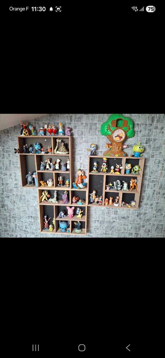 Lot de figurines Disney