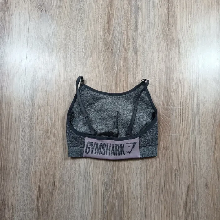 Brassière gymshark femme gris chiné hauts M - photo numéro 3