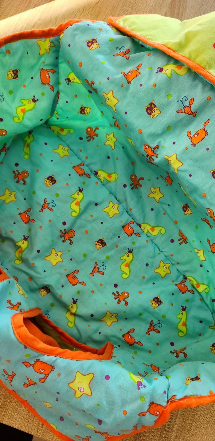 Siège Chariot Bébé Enfant Badabulle Vert Bleu - photo numéro 9