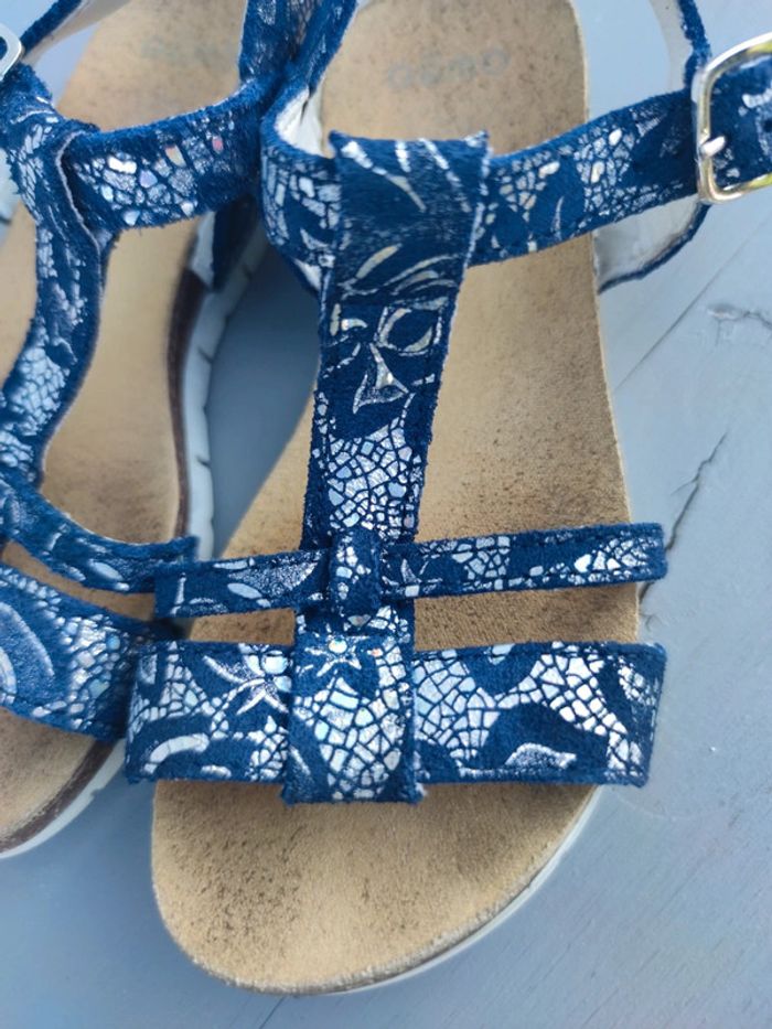 Sandales bleu marine - photo numéro 5