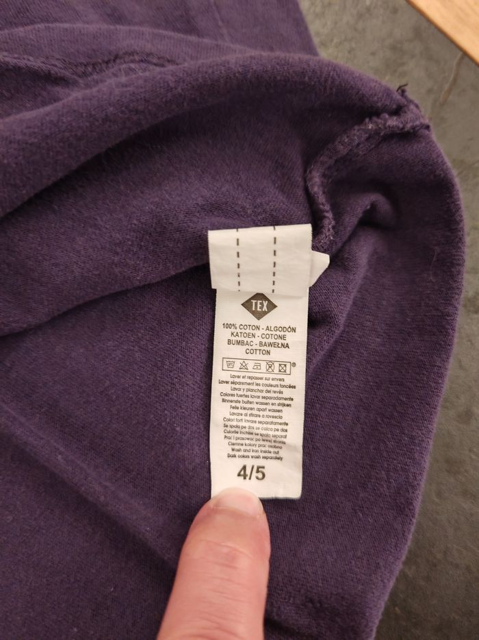 Pyjama violet et gris Tex 4/5 ans - photo numéro 5