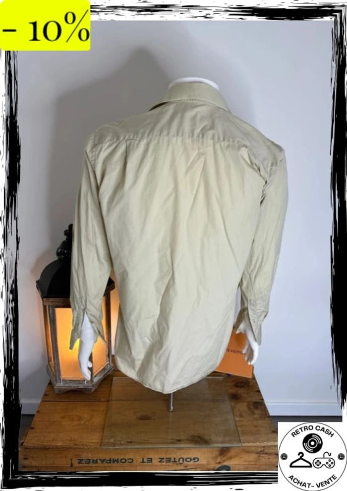 Chemise Homme Ungaro vintage beige taille 41/16 L - photo numéro 8