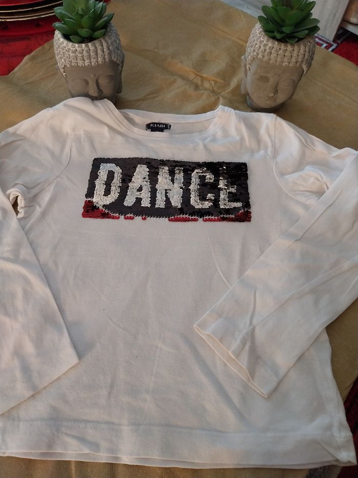 Haut blanc 5 ans fille - photo numéro 2