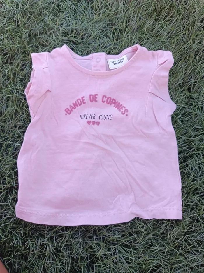 tee-shirts manches courtes 3 mois