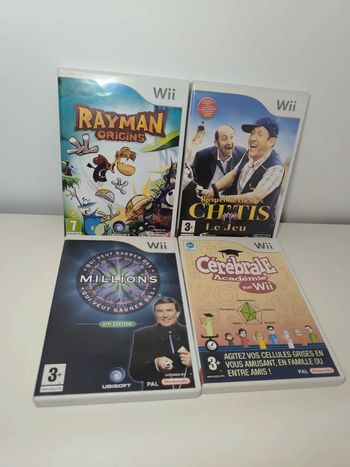Wii - lot de 4 jeux