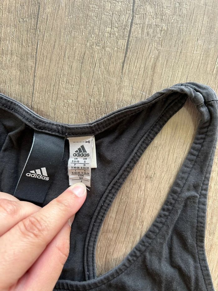 Débardeur de sport noir adidas - photo numéro 3