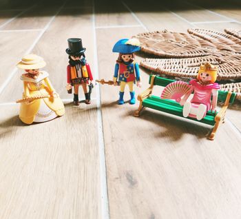 🎩Playmobil lot de figurines/ personnages et accessoires La belle époque