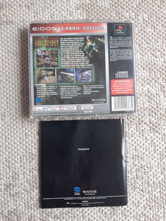 Playstation 1 ps1 legacy of kain soul reaver - photo numéro 2