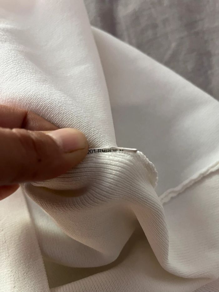 Robe polo blanche et dorée Morgan TS - photo numéro 6