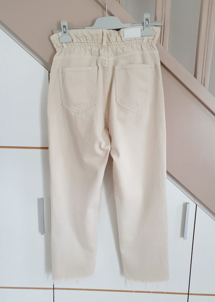 Jean beige cropped Bershka T. S - photo numéro 8
