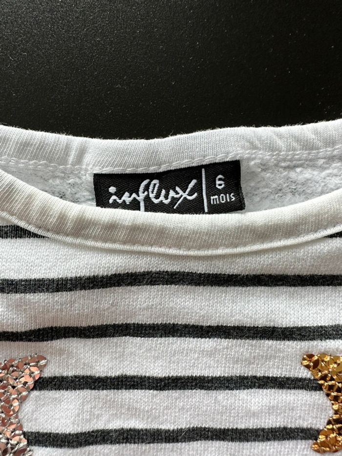 Pull rayé 6 mois - photo numéro 3