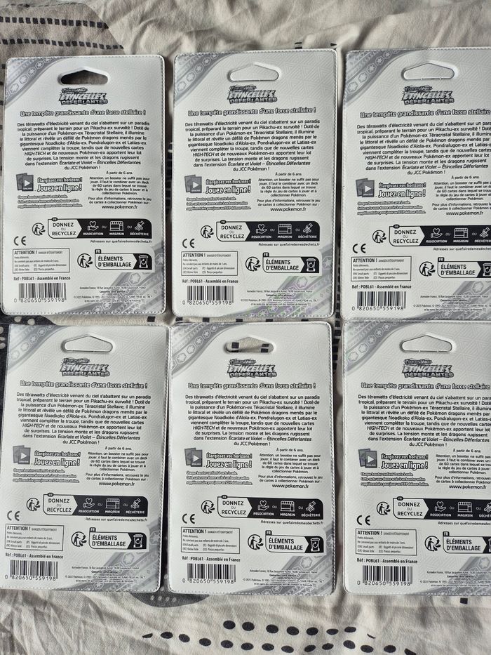 6 booster etincelles deferlantes ev08 fr scellé blister plastique - photo numéro 2
