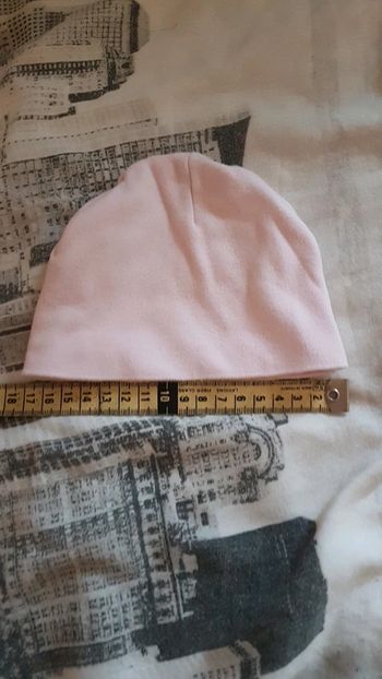 Bonnet coton 0-3 mois environ 33 cm