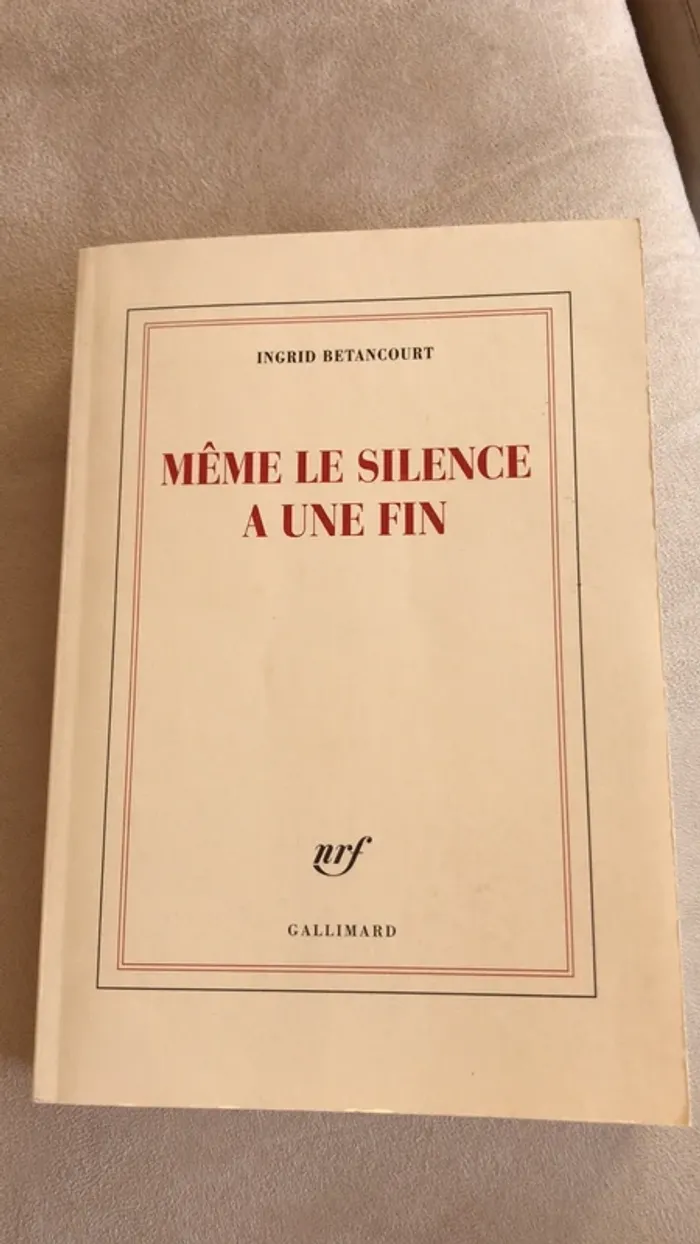 Même le silence a une fin