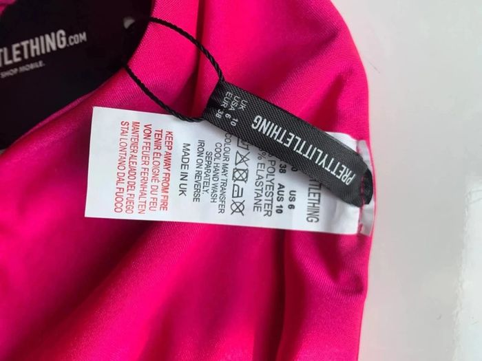 Superbe bas de bikini fushia  pretty little thing neuf taille eur 38 - photo numéro 8