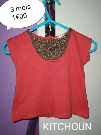 Tee-shirt Taille 3 mois