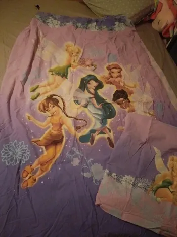 Ensemble housse de couette taie fees disney