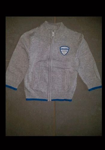 Veste zippée garçon 9mois