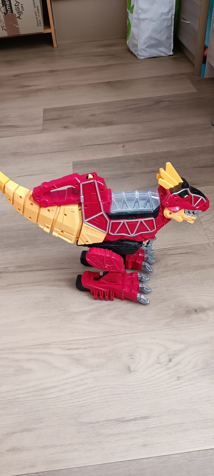 Dinosaure T rex zord interactif super chargeur power rangers