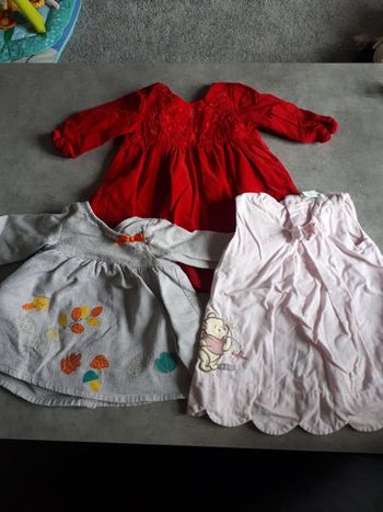 Lot de 3 robes