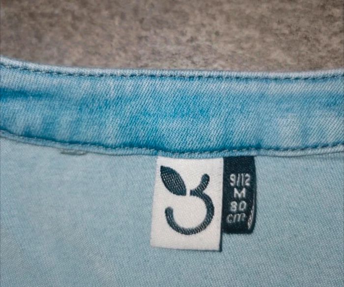 Veste en jean bébé fille 9/12 mois NEUVE - photo numéro 2